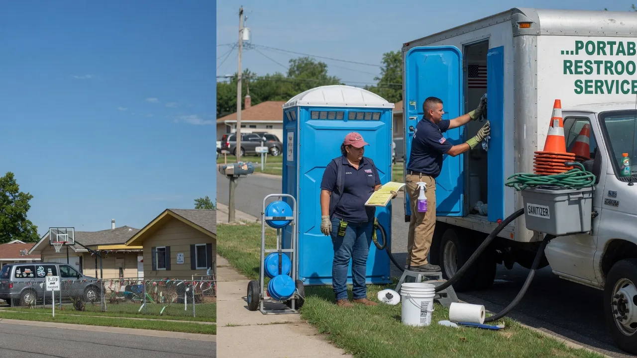Portable Toilet Rental in Saratoga, IN near me